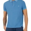 Timezone : Tonal striped polo shirt Blue