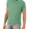 Timezone : Tonal striped polo shirt, Green