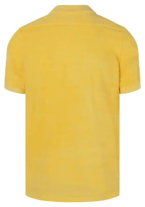 Timezone : Tonal striped polo shirt Yellow - Image 7