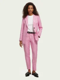 Alternative view of Scotch & Soda 171925 : The Lowry mid-rise slim fit trousers, Orchid pink