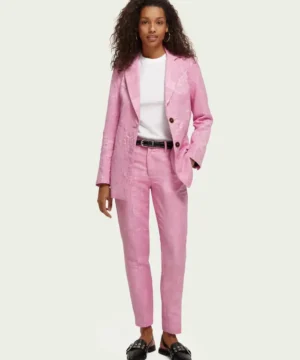 Alternative view of Scotch & Soda 171925 : The Lowry mid-rise slim fit trousers, Orchid pink