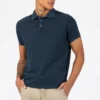Timezone : Tonal striped polo shirt , Navy