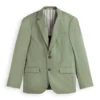 Scotch & Soda 171558:  Single-breasted poplin blazer, Army
