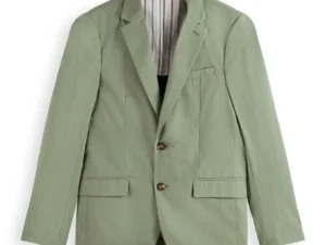 Scotch & Soda 171558:  Single-breasted poplin blazer, Army