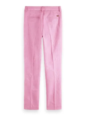 Scotch & Soda 171925 : The Lowry mid-rise slim fit trousers, Orchid pink image4