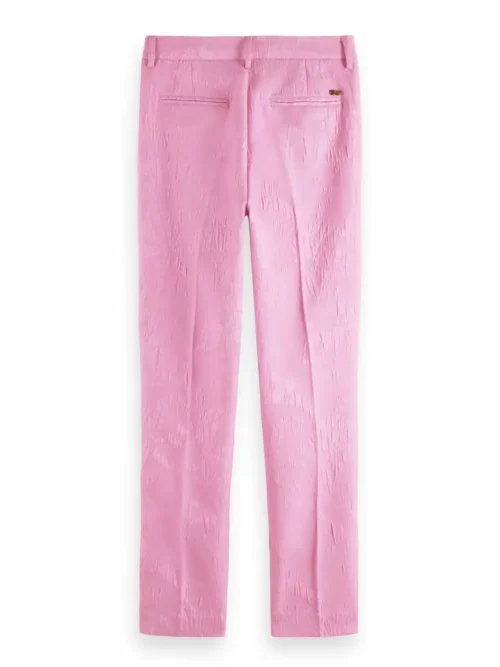 Scotch & Soda 171925 : The Lowry mid-rise slim fit trousers, Orchid pink image4