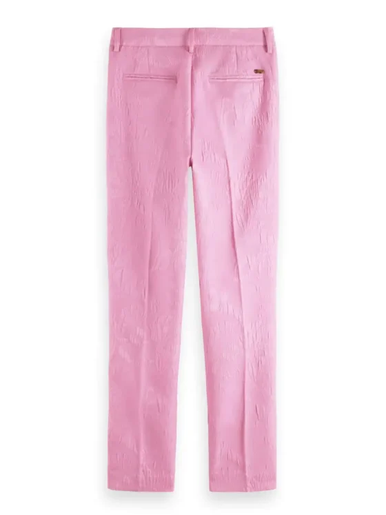 Scotch & Soda 171925 : The Lowry mid-rise slim fit trousers, Orchid pink - Image 6