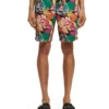 Scotch & Soda 171556:  The Fave linen-blended Bermuda shorts, Black floral