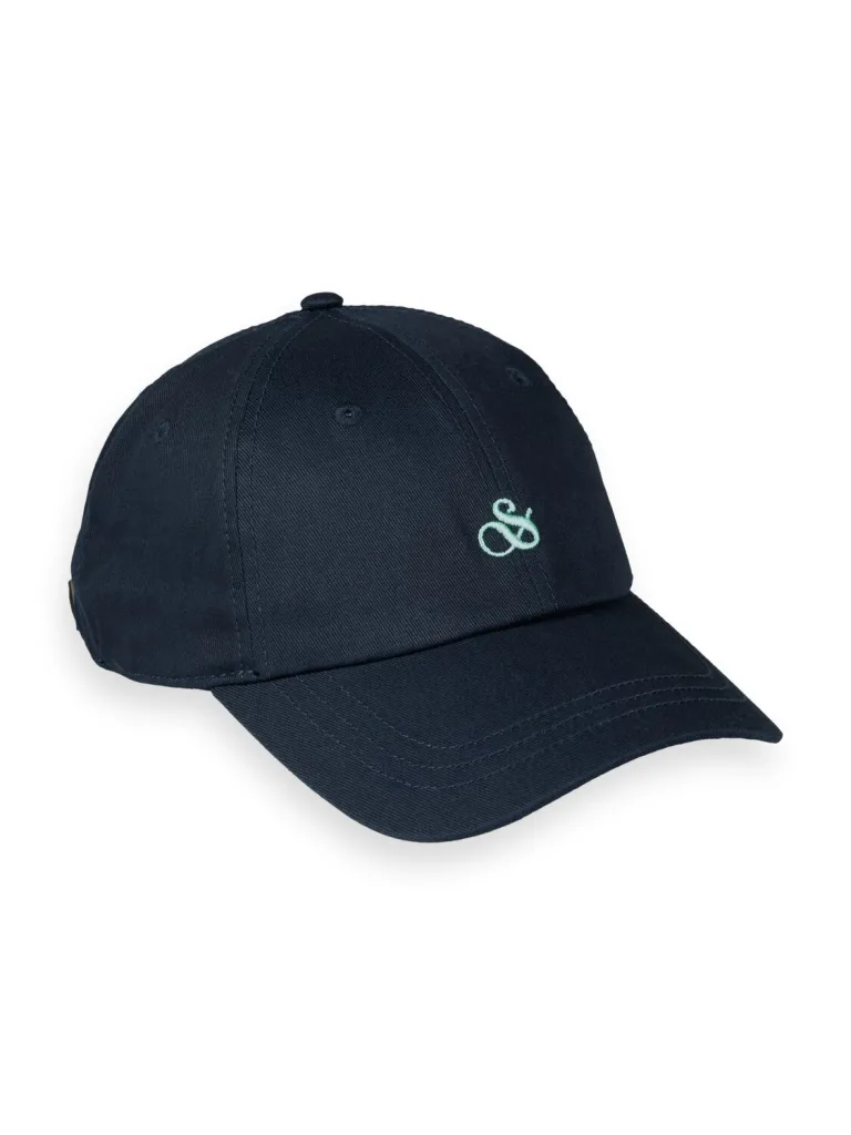 Scotch & Soda 172489 : Embroidered twill cap, Navy