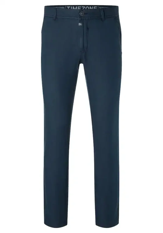 Timezone - Regular LuiTZ decoration linen pants, Navy - Image 2