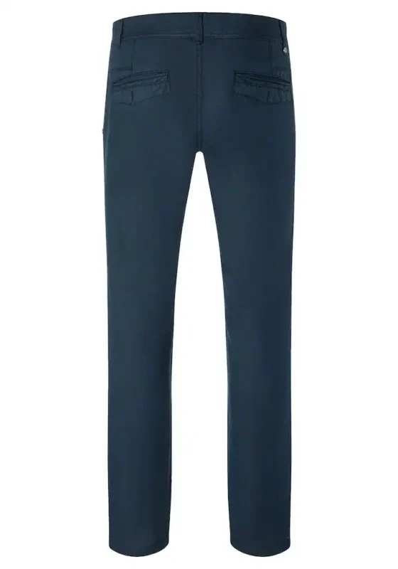 Timezone - Regular LuiTZ decoration linen pants, Navy - Image 3