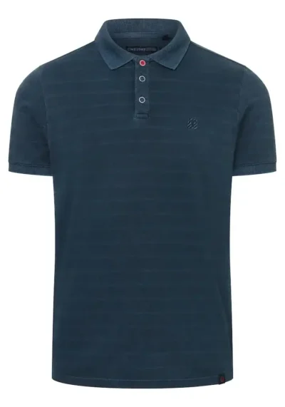 Alternative view of Timezone : Tonal striped polo shirt , Navy