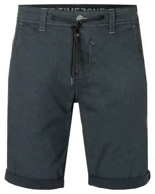 Timezone: Slim LucaTZ Short print AOP, Black