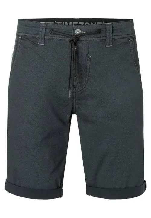 Timezone: Slim LucaTZ Short print AOP, Black