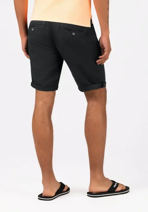 Timezone - Slim Janno linen blend Shorts, Washed black - Image 5