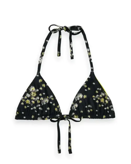 Scotch & Soda 172293 : Reversible bikini top, Dandelion black