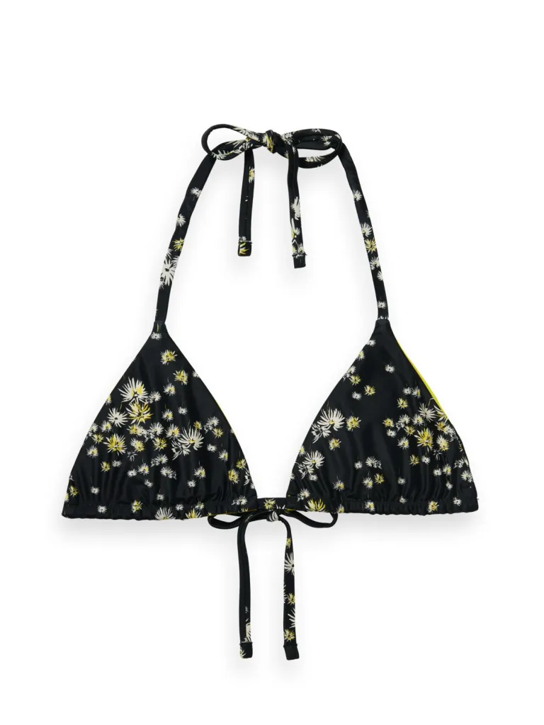 Scotch & Soda 172293 : Reversible bikini top, Dandelion black - Image 2