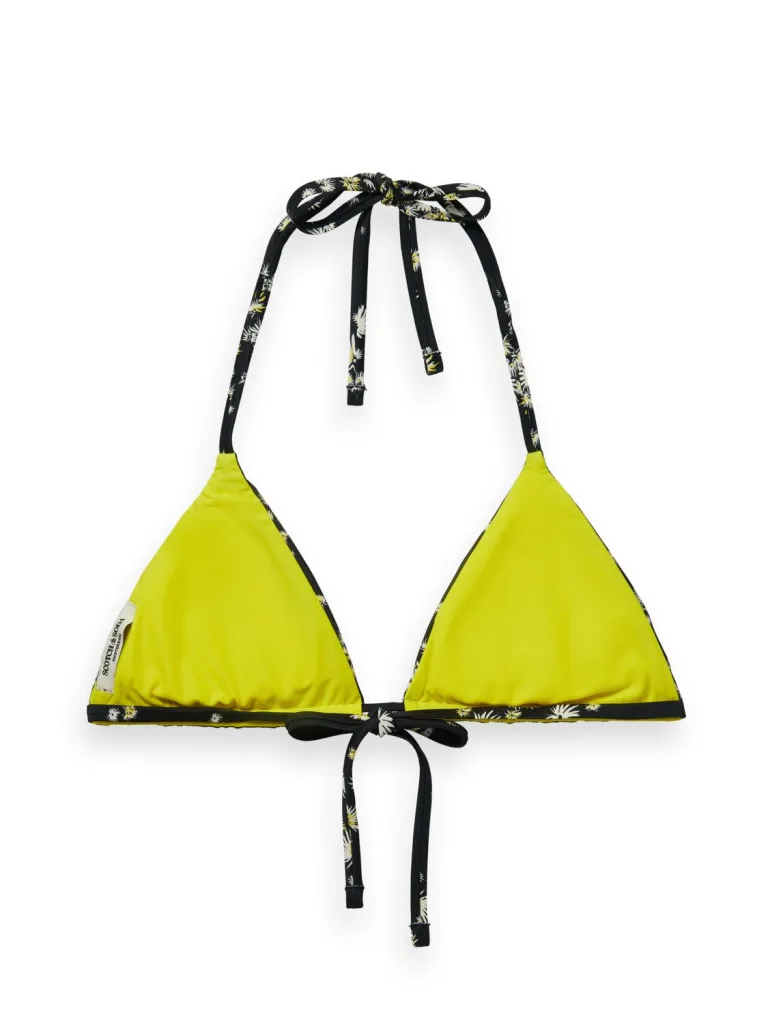 Scotch & Soda 172293 : Reversible bikini top, Dandelion black - Image 4