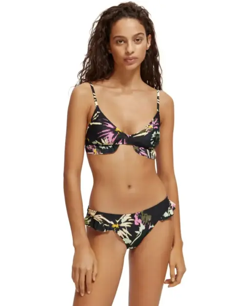 Scotch & Soda 172298 : Printed ruffled bikini bottom