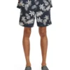 Scotch & Soda 172467:  Printed poplin Bermuda shorts, Navy leaf