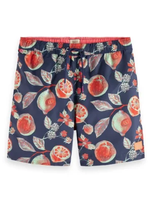 Alternative view of Scotch & Soda 172414 :  Mid-length printed swim short, Multi Fruits