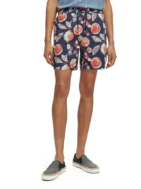 Scotch & Soda 172414 :  Mid-length printed swim short, Multi Fruits