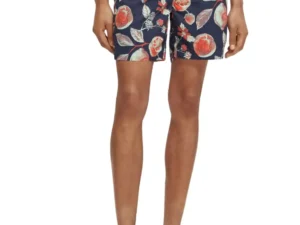 Scotch & Soda 172414 :  Mid-length printed swim short, Multi Fruits
