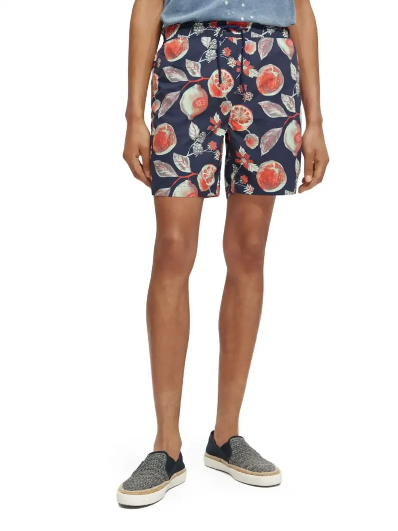 Scotch & Soda 172414 :  Mid-length printed swim short, Multi Fruits