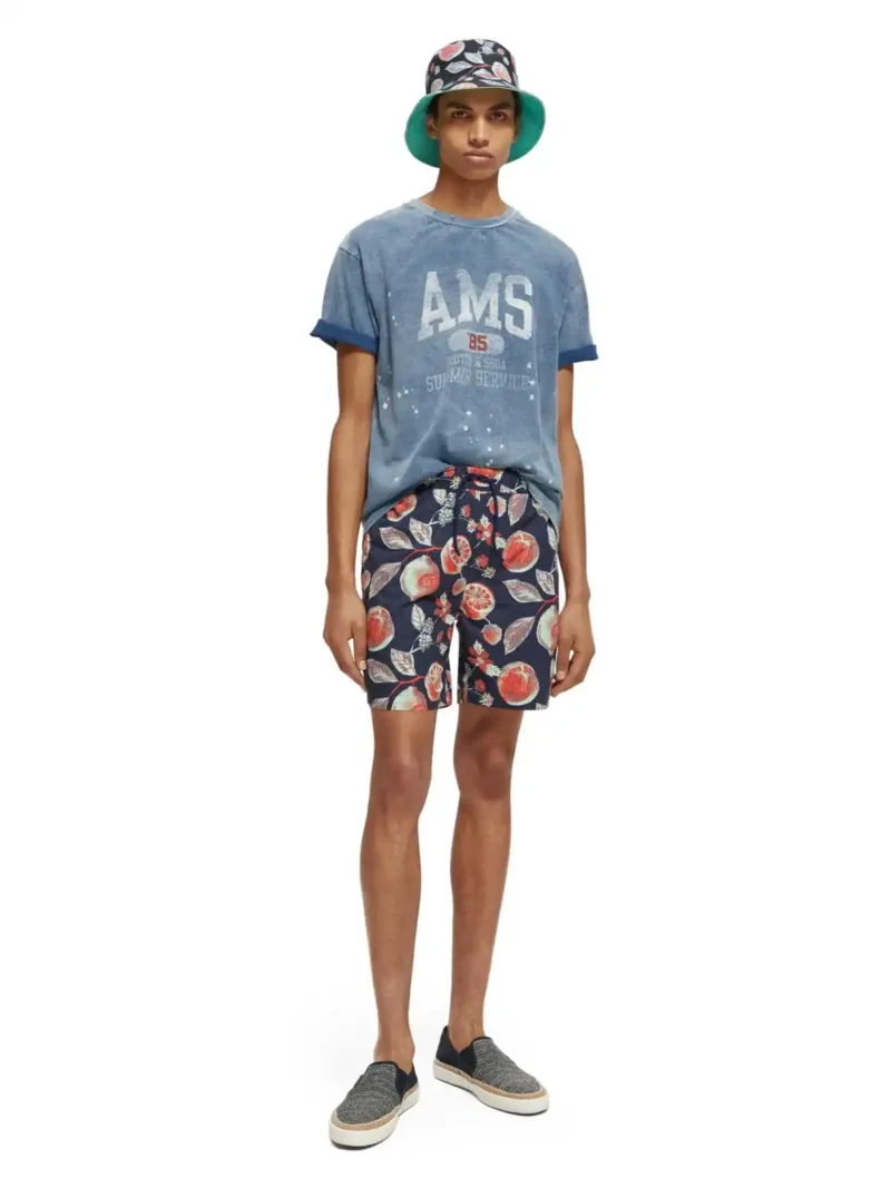 Scotch & Soda 172414 :  Mid-length printed swim short, Multi Fruits - Image 4