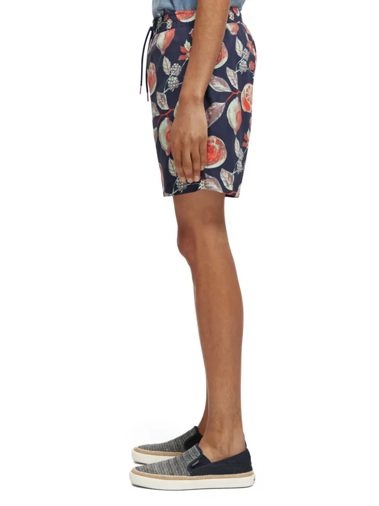 Scotch & Soda 172414 :  Mid-length printed swim short, Multi Fruits - Image 3