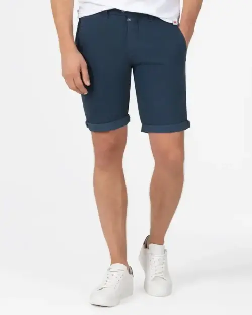 Timezone: Slim Janno Chino Shorts, Navy