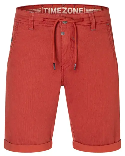 Alternative view of Timezone: Slim LucaTZ Short print AOP, Rust