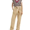 Scotch & Soda 173154:  High rise relaxed taper pants, Sand