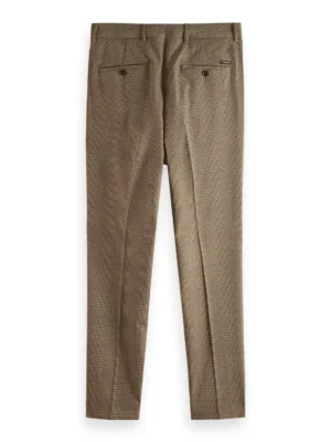 Scotch & Soda 174329 : Slim tapered check chino, Taupe check image3