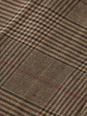 Scotch & Soda 174329 : Slim tapered check chino, Taupe check image4