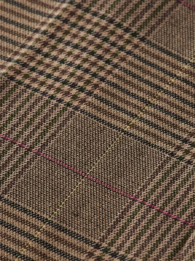 Scotch & Soda 174329 : Slim tapered check chino, Taupe check - Image 6