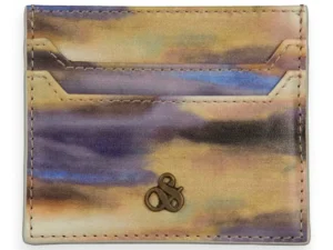 Scotch & Soda 174258: Leather cardholder, Blue blurred