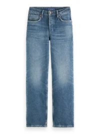 Alternative view of Scotch & Soda 167055 : The Sky high-rise straight leg jeans