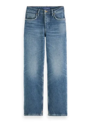 Alternative view of Scotch & Soda 167055 : The Sky high-rise straight leg jeans