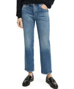 Scotch & Soda 167055 : The Sky high-rise straight leg jeans