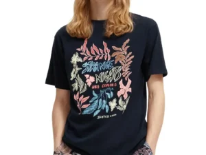 Scotch & Soda 173034 : Regular fit printed tee , Navy