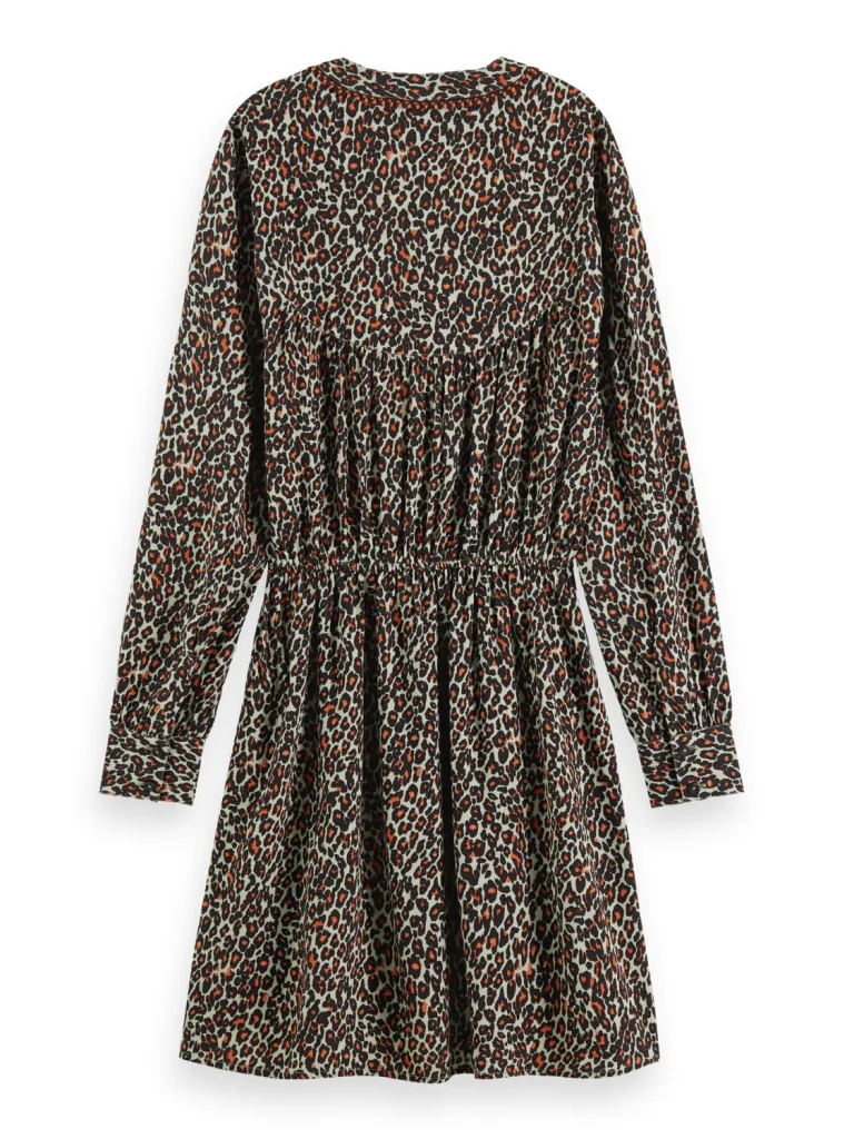 Scotch & Soda 173377: Long-sleeved V-neck mini dress - Image 6