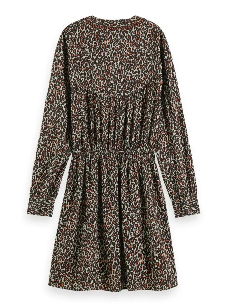 Scotch & Soda 173377: Long-sleeved V-neck mini dress - Image 6