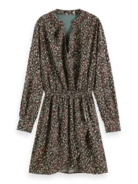 Alternative view of Scotch & Soda 173377: Long-sleeved V-neck mini dress