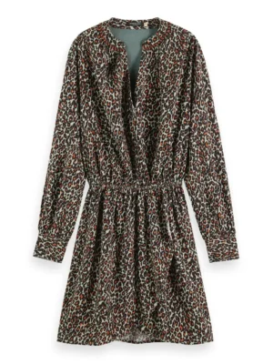 Alternative view of Scotch & Soda 173377: Long-sleeved V-neck mini dress