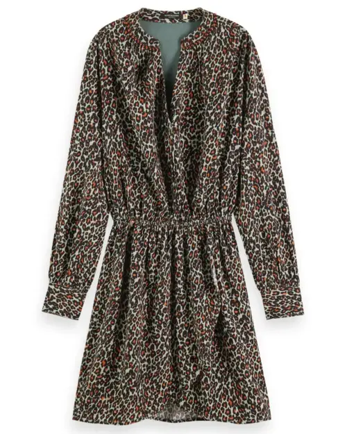Alternative view of Scotch & Soda 173377: Long-sleeved V-neck mini dress