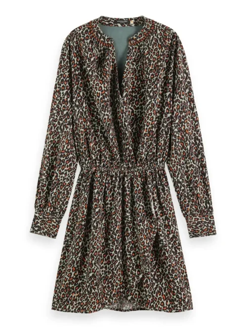 Alternative view of Scotch & Soda 173377: Long-sleeved V-neck mini dress