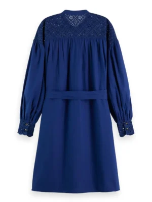 Alternative view of Scotch & Soda 173378: Belted broderie dress