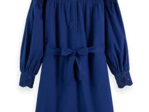 Scotch & Soda 173378: Belted broderie dress