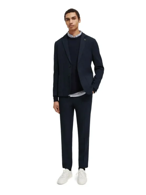 Scotch & Soda 172908 : Slim tapered chino, Night check image2